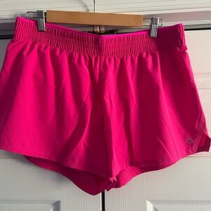 GAP Women's Athletic Shorts - Bright Pink